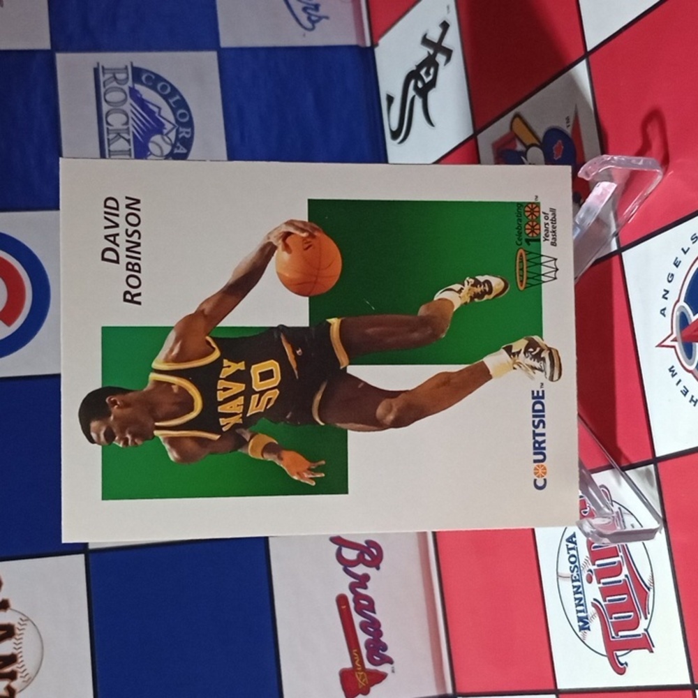 David Robinson basketball card